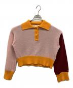 MARNIマルニ）の古着「カシミヤニットポロシャツ」