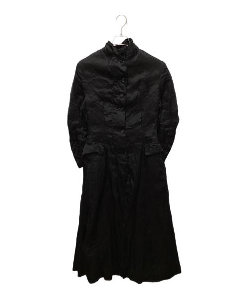Paul Harnden（ポールハーデン）Paul Harnden (ポールハーデン) シルクロングコート ブラック サイズ:Ｍの古着・服飾アイテム