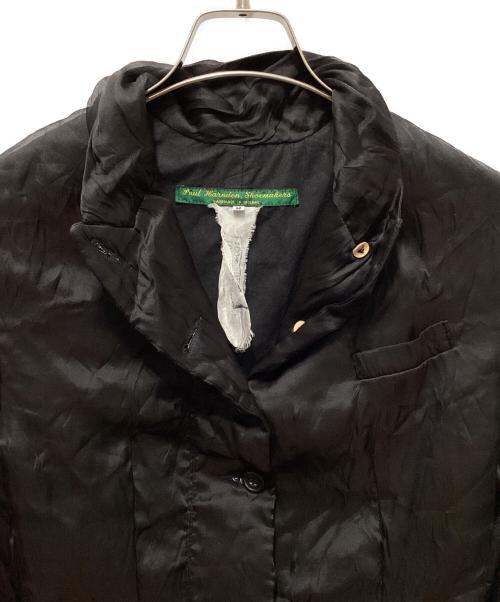Paul Harnden（ポールハーデン）Paul Harnden (ポールハーデン) シルクロングコート ブラック サイズ:Ｍの古着・服飾アイテム