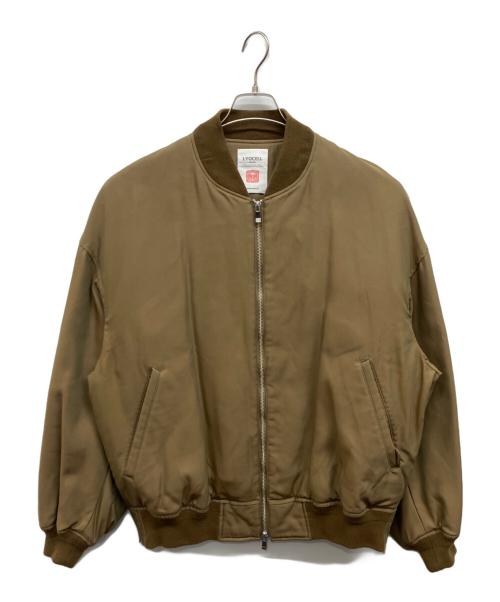 MAISON SPECIAL（メゾンスペシャル）MAISON SPECIAL (メゾンスペシャル) Lyocell Twill Chambray Prime-Over MA-1 Bomber Jacket カーキ サイズ:Sの古着・服飾アイテム