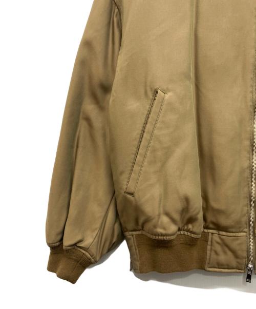 MAISON SPECIAL（メゾンスペシャル）MAISON SPECIAL (メゾンスペシャル) Lyocell Twill Chambray Prime-Over MA-1 Bomber Jacket カーキ サイズ:Sの古着・服飾アイテム