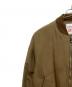 中古・古着 MAISON SPECIAL (メゾンスペシャル) Lyocell Twill Chambray Prime-Over MA-1 Bomber Jacket カーキ サイズ:S：14000円