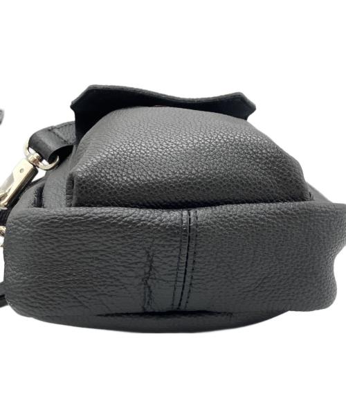 MAISON SPECIAL（メゾンスペシャル）MAISON SPECIAL (メゾンスペシャル) Leather Mini Pouch With Drawstring Charm ブラックの古着・服飾アイテム