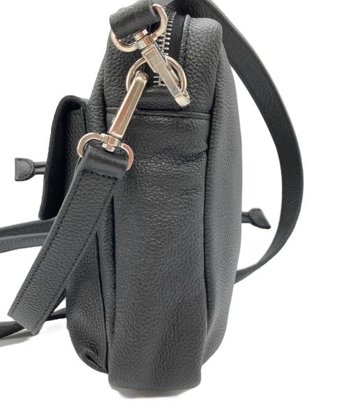 MAISON SPECIAL（メゾンスペシャル）MAISON SPECIAL (メゾンスペシャル) Leather Mini Pouch With Drawstring Charm ブラックの古着・服飾アイテム