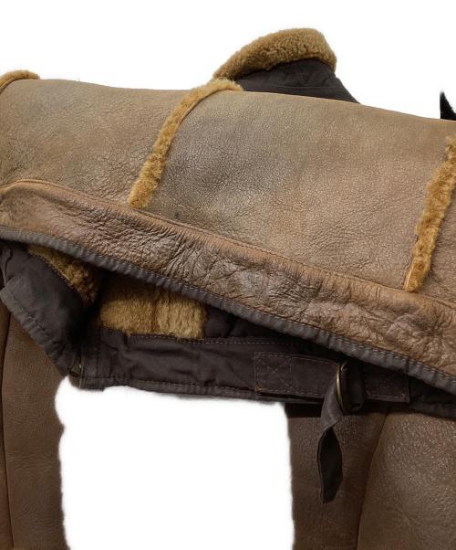 NIGEL CABOURN（ナイジェルケーボン）NIGEL CABOURN (ナイジェルケーボン) ムートンジャケット ブラウン サイズ:XXLの古着・服飾アイテム