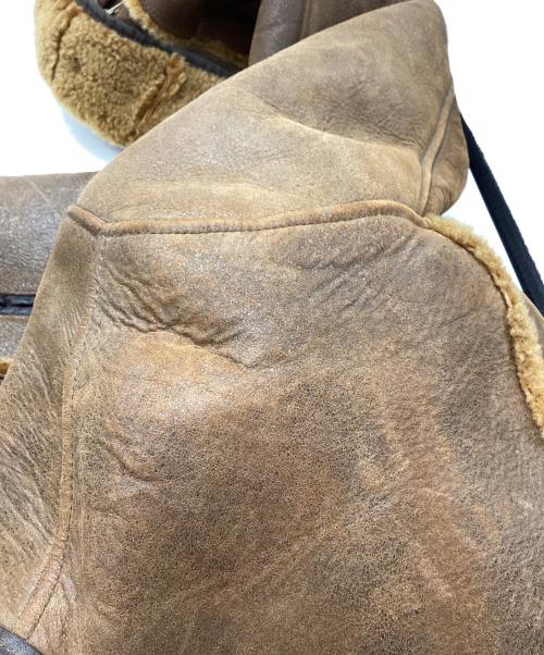 USED（ユーズド）USED (ユーズド) ムートンジャケット ブラウン サイズ:XXLの古着・服飾アイテム