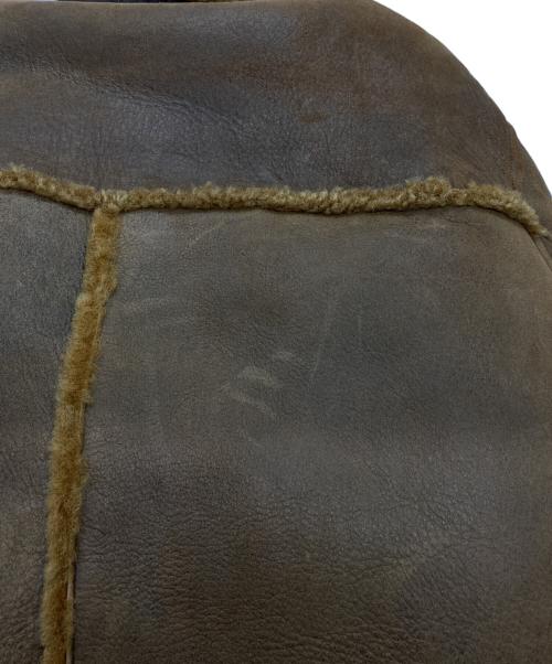 USED（ユーズド）USED (ユーズド) ムートンジャケット ブラウン サイズ:XXLの古着・服飾アイテム