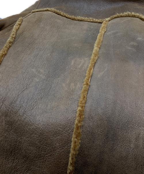 USED（ユーズド）USED (ユーズド) ムートンジャケット ブラウン サイズ:XXLの古着・服飾アイテム