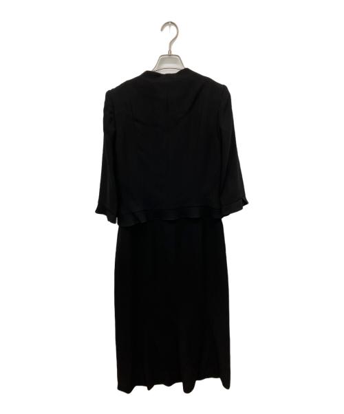 NINA RICCI（ニナリッチ）NINA RICCI (ニナリッチ) ジャケット・ワンピースセット ブラック サイズ:9ARの古着・服飾アイテム