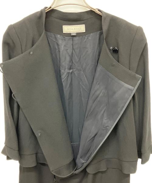 NINA RICCI（ニナリッチ）NINA RICCI (ニナリッチ) ジャケット・ワンピースセット ブラック サイズ:9ARの古着・服飾アイテム