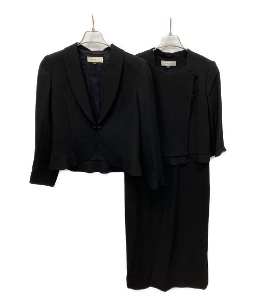 NINA RICCI（ニナリッチ）NINA RICCI (ニナリッチ) ジャケット・ワンピースセット ブラック サイズ:9ARの古着・服飾アイテム