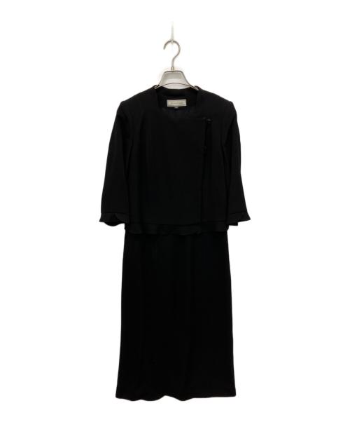 NINA RICCI（ニナリッチ）NINA RICCI (ニナリッチ) ジャケット・ワンピースセット ブラック サイズ:9ARの古着・服飾アイテム