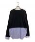 ENFOLD (エンフォルド) SHIRT LAYERED LONG-SLEEVES T-SHIRT/レイヤードロングスリーブTシャツ ブラック サイズ:38：8000円