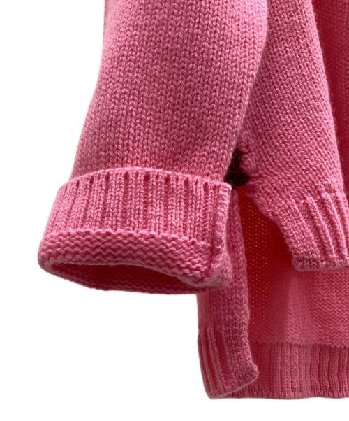 MIU MIU（ミュウミュウ）MIU MIU (ミュウミュウ) カシミヤクロップドカーディガン ピンク サイズ:40の古着・服飾アイテム