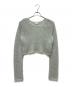 Saint Laurent Paris（サンローランパリ）の古着「モヘア混クロップドニット」｜グレー