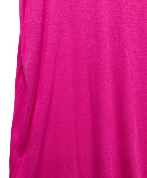 MIU MIU（ミュウミュウ）MIU MIU (ミュウミュウ) ロゴTシャツワンピース ピンク サイズ:Sの古着・服飾アイテム