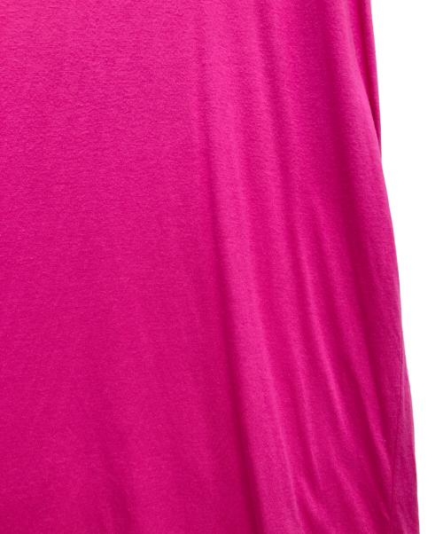 MIU MIU（ミュウミュウ）MIU MIU (ミュウミュウ) ロゴTシャツワンピース ピンク サイズ:Sの古着・服飾アイテム