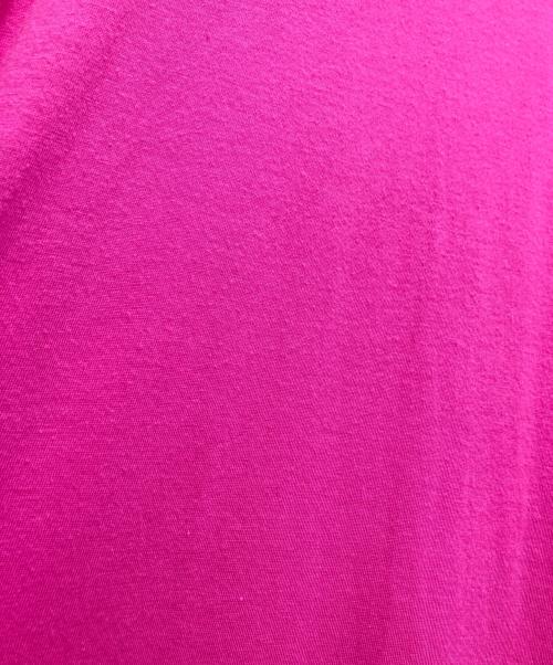 MIU MIU（ミュウミュウ）MIU MIU (ミュウミュウ) ロゴTシャツワンピース ピンク サイズ:Sの古着・服飾アイテム