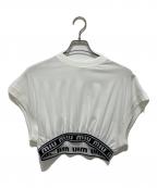 MIU MIUミュウミュウ）の古着「logo-underband top」｜ホワイト
