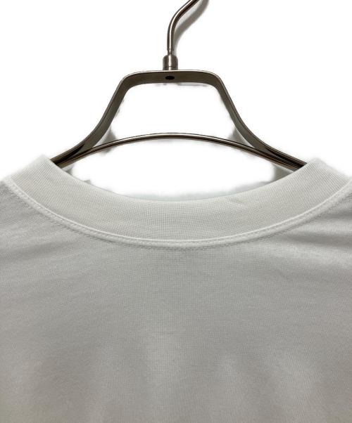 MIU MIU（ミュウミュウ）MIU MIU (ミュウミュウ) logo-underband top ホワイト サイズ:Lの古着・服飾アイテム