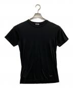 MIU MIUミュウミュウ）の古着「ロゴTシャツ」｜ブラック