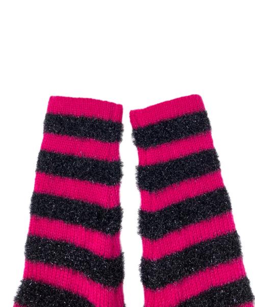 Saint Laurent Paris（サンローランパリ）Saint Laurent Paris (サンローランパリ) モヘヤ混クロップドニット ピンク サイズ:Sの古着・服飾アイテム