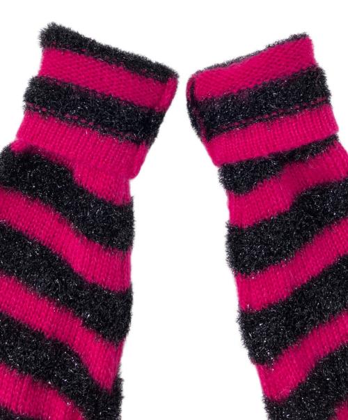 Saint Laurent Paris（サンローランパリ）Saint Laurent Paris (サンローランパリ) モヘヤ混クロップドニット ピンク サイズ:Sの古着・服飾アイテム