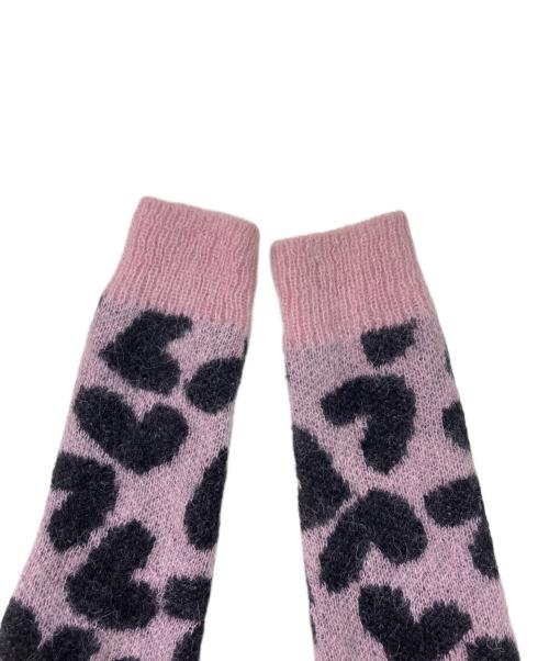 Saint Laurent Paris（サンローランパリ）Saint Laurent Paris (サンローランパリ) ハート柄モヘヤ混ニット ピンク サイズ:Ｍの古着・服飾アイテム