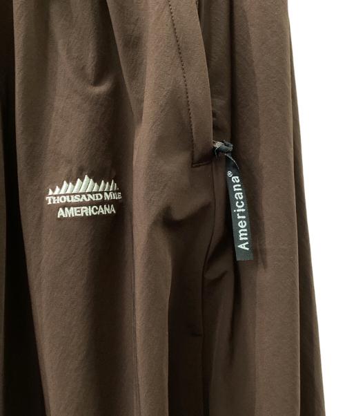 Thousand Mile（サウザンドマイル）Thousand Mile (サウザンドマイル) Americana (アメリカーナ) バルーンスカート ブラウン サイズ:Freeの古着・服飾アイテム