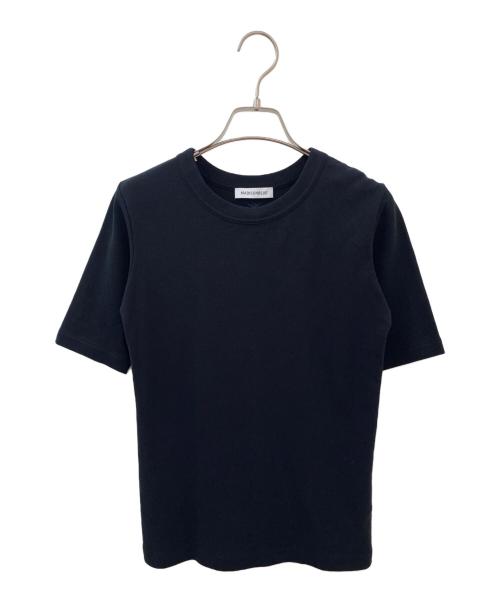 MADISON BLUE（マディソンブルー）MADISON BLUE (マディソンブルー) CREW NECK H/S TEE ブラック サイズ:00（XS）の古着・服飾アイテム