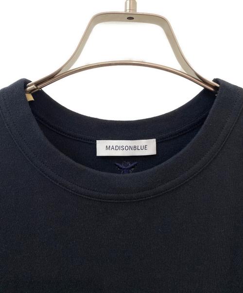 MADISON BLUE（マディソンブルー）MADISON BLUE (マディソンブルー) CREW NECK H/S TEE ブラック サイズ:00（XS）の古着・服飾アイテム