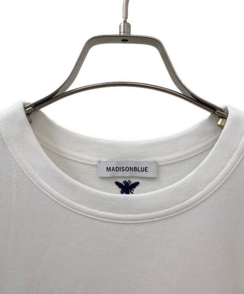 MADISON BLUE（マディソンブルー）MADISON BLUE (マディソンブルー) CREW NECK H/S TEE ホワイト サイズ:XSの古着・服飾アイテム