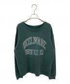DEUXIEME CLASSEドゥーズィエム クラス）の古着「プリントスウェット」｜グリーン