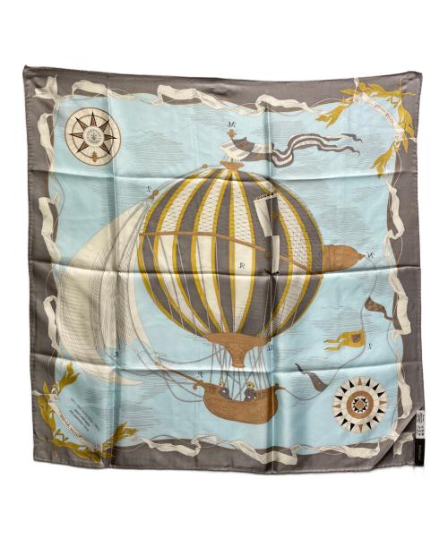 manipuri（マニプリ）manipuri (マニプリ) シルクスカーフ ブルー 未使用品の古着・服飾アイテム