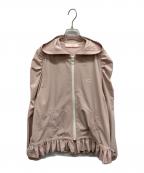 BORDERS at BALCONYボーダーズアットバルコニー）の古着「ZIP UP HOODIE」｜ピンク