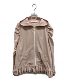 BORDERS at BALCONY（ボーダーズアットバルコニー）の古着「ZIP UP HOODIE」｜ピンク