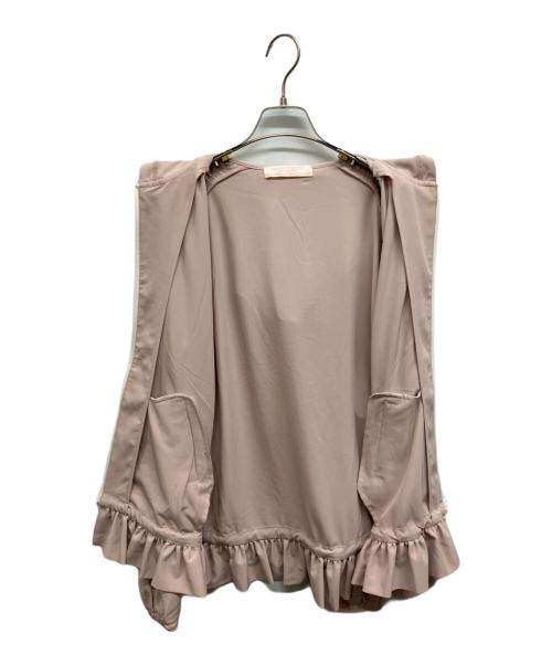 BORDERS at BALCONY（ボーダーズアットバルコニー）BORDERS AT BALCONY (ボーダーズアットバルコニー) ZIP UP HOODIE ピンク サイズ:36の古着・服飾アイテム