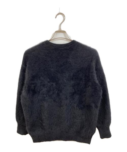UNITED ARROWS（ユナイテッドアローズ）UNITED ARROWS (ユナイテッドアローズ) フォックスカシミヤクルーネックニット ブラック サイズ:FREEの古着・服飾アイテム