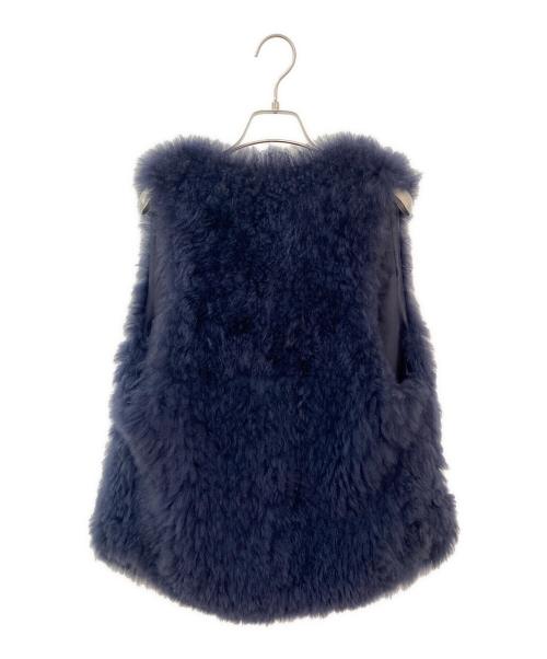 Ron Herman（ロンハーマン）Ron Herman (ロンハーマン) Fur Vest ネイビー サイズ:XSの古着・服飾アイテム