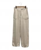 TODAYFULトゥデイフル）の古着「Drawstring Wool Pants」｜アイボリー