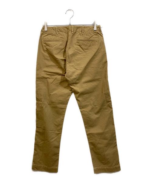 orSlow（オアスロウ）orSlow (オアスロウ) スリムフィット アーミートラウザーズ チノパン ベージュ サイズ:SIZE Sの古着・服飾アイテム