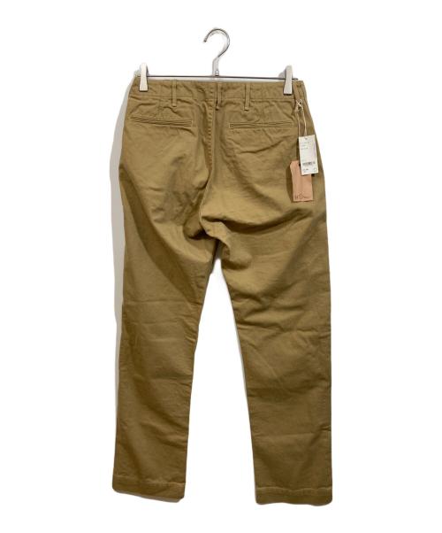 orSlow（オアスロウ）orSlow (オアスロウ) スリムフィット アーミートラウザーズ チノパン ベージュ サイズ:Sの古着・服飾アイテム