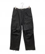 waiperワイパー）の古着「M-65フィールドカーゴパンツ」｜ブラック