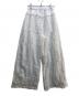 AULA AILA (アウラアイラ) Denim Combination Lace WIDE PANTS ホワイト サイズ:1：7000円