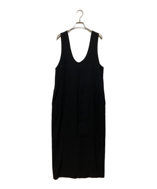 anuke（アンヌーク）anuke (アンヌーク) TWILL Uneck Onepiece ブラック サイズ:38の古着・服飾アイテム