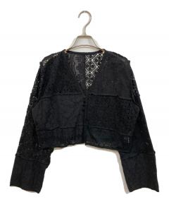 中古・古着通販】anuke (アンヌーク) Patchwork Lace Cardigan