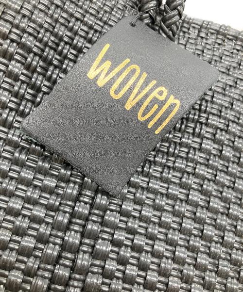 WOVEN（ウーヴン）woven (ウーヴン) メルカドバッグ ブラックの古着・服飾アイテム