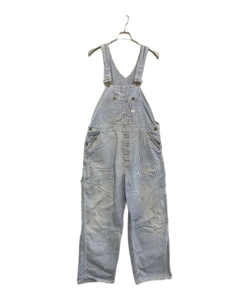 LEE（リー）LEE (リー) ヒッコリー オーバーオール ブルー サイズ:表記なしの古着・服飾アイテム