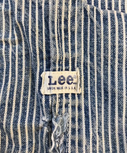 LEE（リー）LEE (リー) ヒッコリー オーバーオール ブルー サイズ:表記なしの古着・服飾アイテム