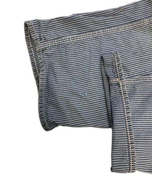 LEE（リー）LEE (リー) ヒッコリー オーバーオール ブルー サイズ:表記なしの古着・服飾アイテム